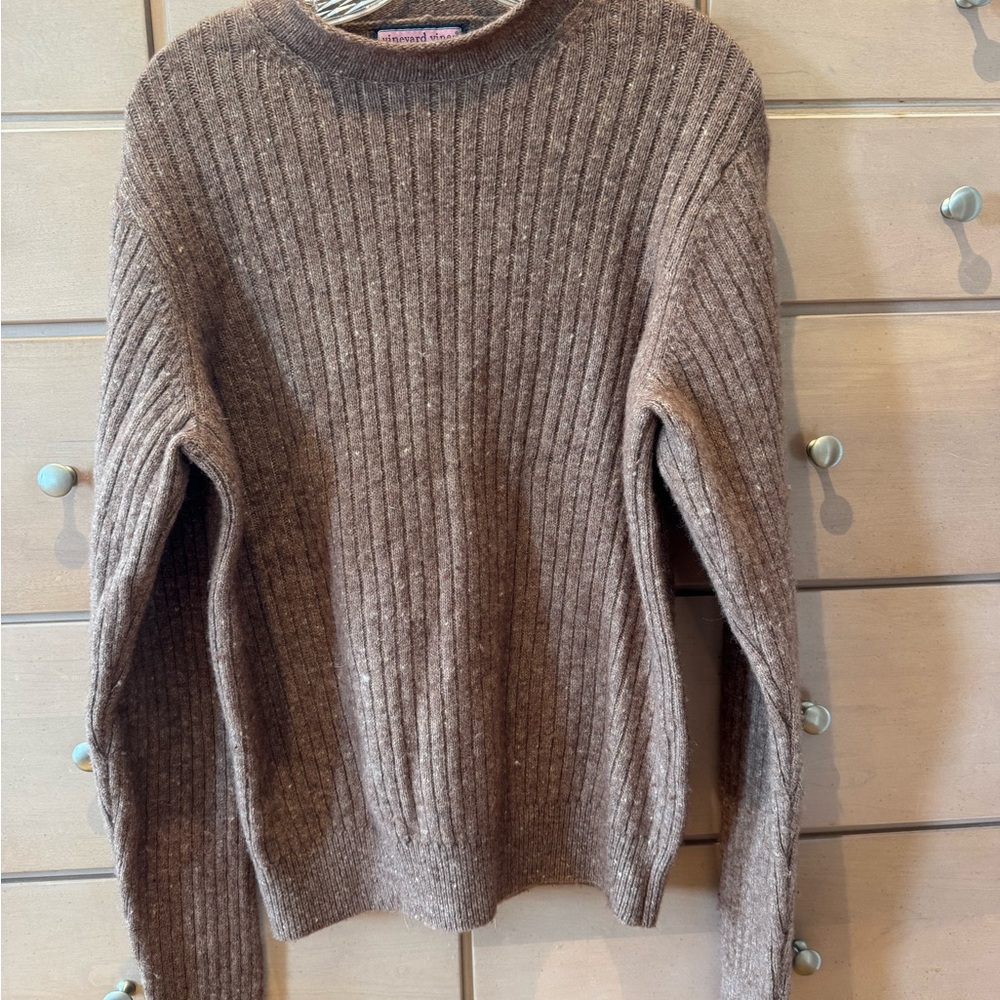 Vineyard Vines Men’s Brown Wool Blend Sweater Medium